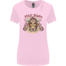 Hell Riders Motorcycle Motorbike Biker Womens Wider Cut T-Shirt Light Pink