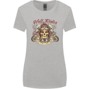 Hell Riders Motorcycle Motorbike Biker Womens Wider Cut T-Shirt Sports Grey