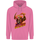 Hell Yeah Grim Reaper Skull Heavy Metal Childrens Kids Hoodie Azalea