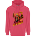 Hell Yeah Grim Reaper Skull Heavy Metal Childrens Kids Hoodie Heliconia