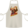 Hell Yeah Grim Reaper Skull Heavy Metal Cotton Apron 100% Organic Natural