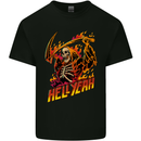 Hell Yeah Grim Reaper Skull Heavy Metal Kids T-Shirt Childrens Black