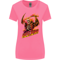 Hell Yeah Grim Reaper Skull Heavy Metal Womens Wider Cut T-Shirt Azalea