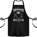 Hello Darkness My Old Friend Funny Guiness Cotton Apron 100% Organic Black