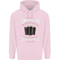 Hello Darkness My Old Friend Funny Guiness Mens 80% Cotton Hoodie Light Pink