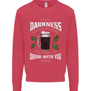 Hello Darkness My Old Friend Funny Guiness Mens Sweatshirt Jumper Heliconia