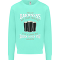 Hello Darkness My Old Friend Funny Guiness Mens Sweatshirt Jumper Peppermint