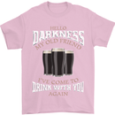 Hello Darkness My Old Friend Funny Guiness Mens T-Shirt Cotton Gildan Light Pink