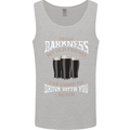 Hello Darkness My Old Friend Funny Guiness Mens Vest Tank Top Sports Grey