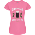 Hello Darkness My Old Friend Funny Guiness Womens Petite Cut T-Shirt Azalea
