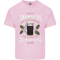 Hello Darkness My Old Friend Funny Guinness Mens Cotton T-Shirt Tee Top Light Pink