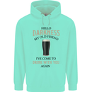 Hellow Darkness My Old Friend Funny Alcohol Childrens Kids Hoodie Peppermint