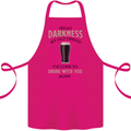 Hellow Darkness My Old Friend Funny Alcohol Cotton Apron 100% Organic Pink