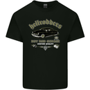 Hellrodders Hot Rod Garage Hotrod Dragster Mens Cotton T-Shirt Tee Top Black