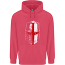 Helmet Gym England Flag St Georges Day Childrens Kids Hoodie Heliconia