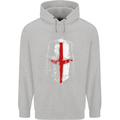 Helmet Gym England Flag St Georges Day Childrens Kids Hoodie Sports Grey