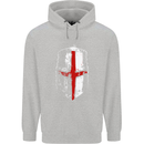 Helmet Gym England Flag St Georges Day Childrens Kids Hoodie Sports Grey