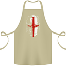 Helmet Gym England Flag St Georges Day Cotton Apron 100% Organic Khaki