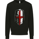Helmet Gym England Flag St Georges Day Kids Sweatshirt Jumper Black