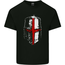 Helmet Gym England Flag St Georges Day Kids T-Shirt Childrens Black