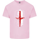 Helmet Gym England Flag St Georges Day Kids T-Shirt Childrens Light Pink