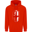 Helmet Gym England Flag St Georges Day Mens 80% Cotton Hoodie Bright Red