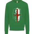 Helmet Gym England Flag St Georges Day Mens Sweatshirt Jumper Irish Green