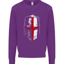 Helmet Gym England Flag St Georges Day Mens Sweatshirt Jumper Purple