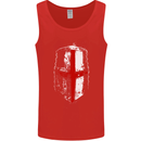 Helmet Gym England Flag St Georges Day Mens Vest Tank Top Red