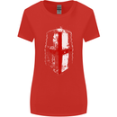 Helmet Gym England Flag St Georges Day Womens Wider Cut T-Shirt Red