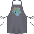 Help Me Climate Change Environment Cotton Apron 100% Organic Steel