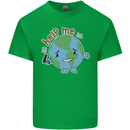 Help Me Climate Change Environment Kids T-Shirt Childrens Irish Green