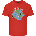 Help Me Climate Change Environment Kids T-Shirt Childrens Red