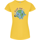 Help Me Climate Change Environment Womens Petite Cut T-Shirt Yellow