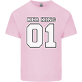 Her King Funny Wedding Anniversary Mens Cotton T-Shirt Tee Top Light Pink