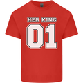 Her King Funny Wedding Anniversary Mens Cotton T-Shirt Tee Top Red