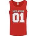 Her King Funny Wedding Anniversary Mens Vest Tank Top Red