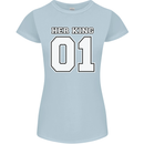 Her King Funny Wedding Anniversary Womens Petite Cut T-Shirt Light Blue