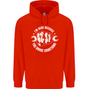 Here Because You Broke Something Mechanic Childrens Kids Hoodie Bright Red