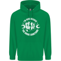 Here Because You Broke Something Mechanic Childrens Kids Hoodie Irish Green