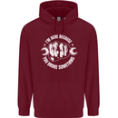 Here Because You Broke Something Mechanic Childrens Kids Hoodie Maroon
