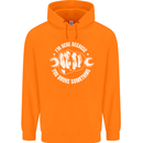 Here Because You Broke Something Mechanic Childrens Kids Hoodie Orange