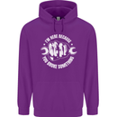 Here Because You Broke Something Mechanic Childrens Kids Hoodie Purple