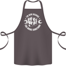 Here Because You Broke Something Mechanic Cotton Apron 100% Organic Dark Grey