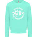 Here Because You Broke Something Mechanic Kids Sweatshirt Jumper Peppermint