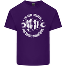 Here Because You Broke Something Mechanic Mens Cotton T-Shirt Tee Top Purple