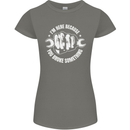 Here Because You Broke Something Mechanic Womens Petite Cut T-Shirt Charcoal