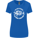 Here Because You Broke Something Mechanic Womens Wider Cut T-Shirt Royal Blue