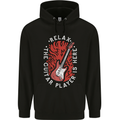 Here Comes the Guitar Player Guitarist Childrens Kids Hoodie Black