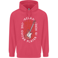 Here Comes the Guitar Player Guitarist Childrens Kids Hoodie Heliconia